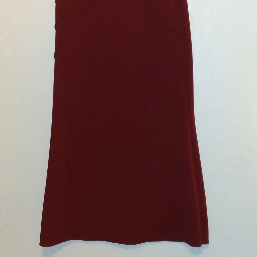 Jubi USA maroon red maxi skirt - Picture 5 of 6